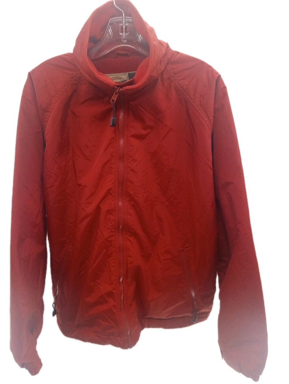 Vintage Wear Guard Coat Men's Large Red Fleece Lined Weather Resistant Work